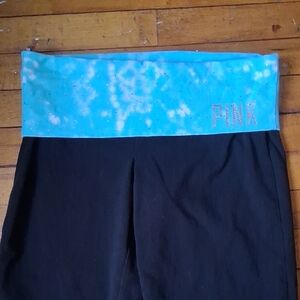 Y2K VS PINK Foldover Capri Leggings Sz M